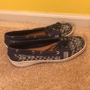 Blue Coach Loafer